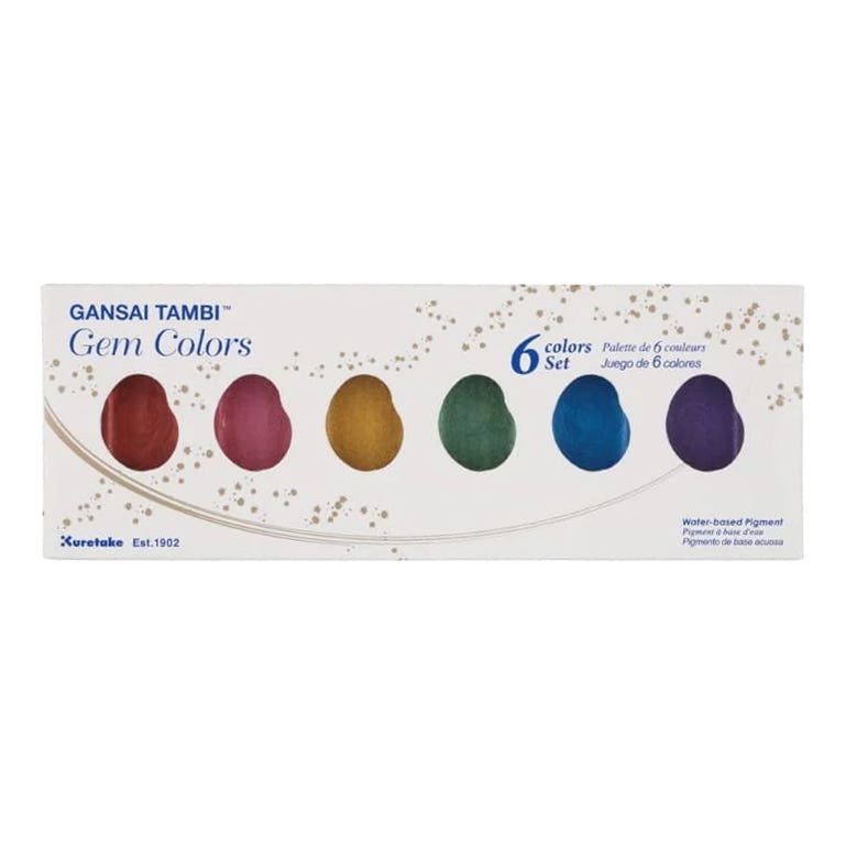 Kuretake Gansai Tambi Metallic Watercolour Sets