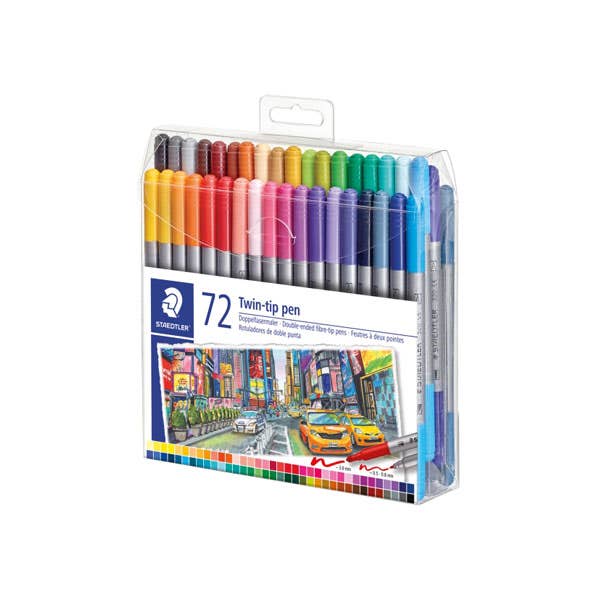 STAEDTLER Double-Ended Fibre-Tip Pen Sets