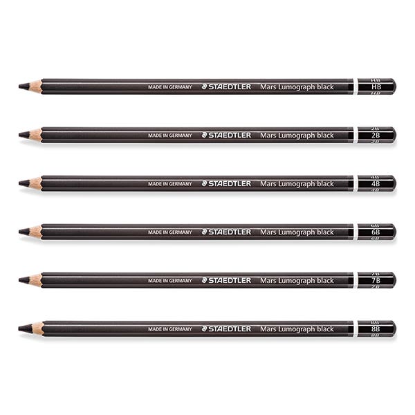 STAEDTLER Mars Lumograph Black Pencils