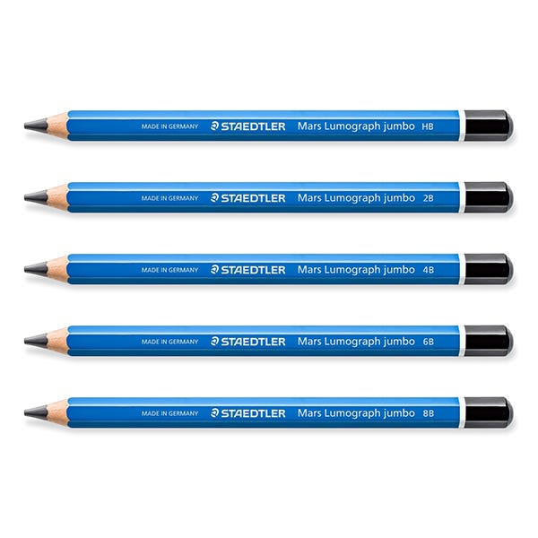 STAEDTLER Mars Lumograph Jumbo Pencils