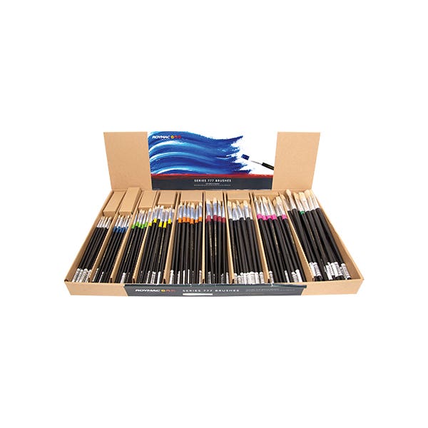 Micador Series 777 Assorted Brush Classroom Pack 168