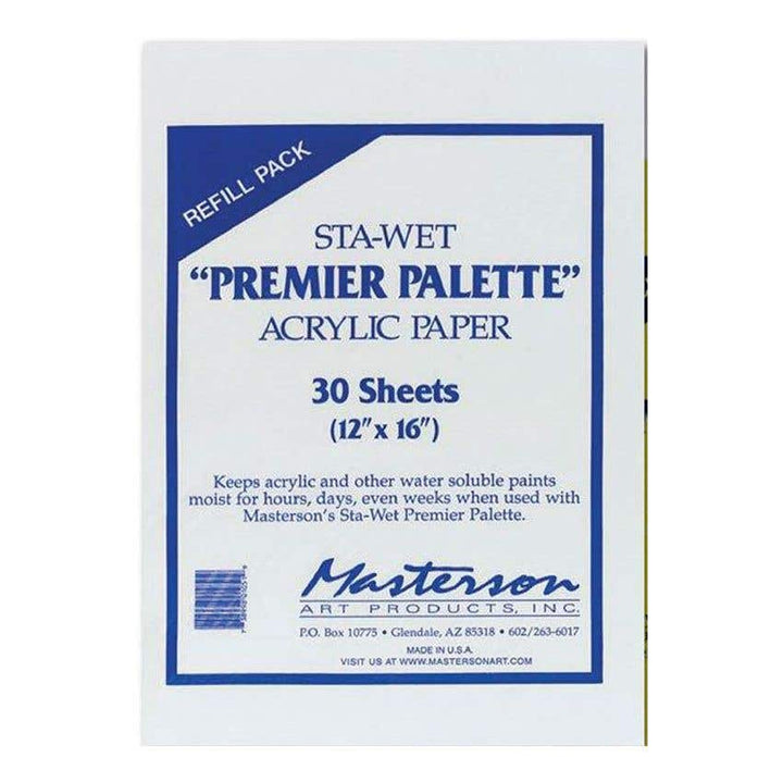 Masterson STA-Wet Premier Palette Paper Refill Pack