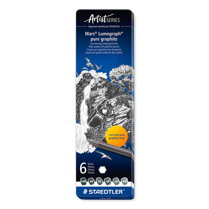 STAEDTLER Mars Lumograph Pure Graphite Pencil Set