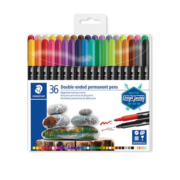 STAEDTLER Double-Ended Permanent Pen Set