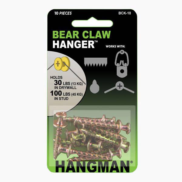 Hangman Gold Double Headed Bearclaw Hanger Packs