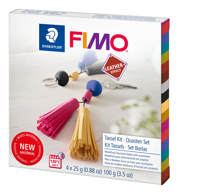STAEDTLER FIMO Leather-Effect Tassel Set