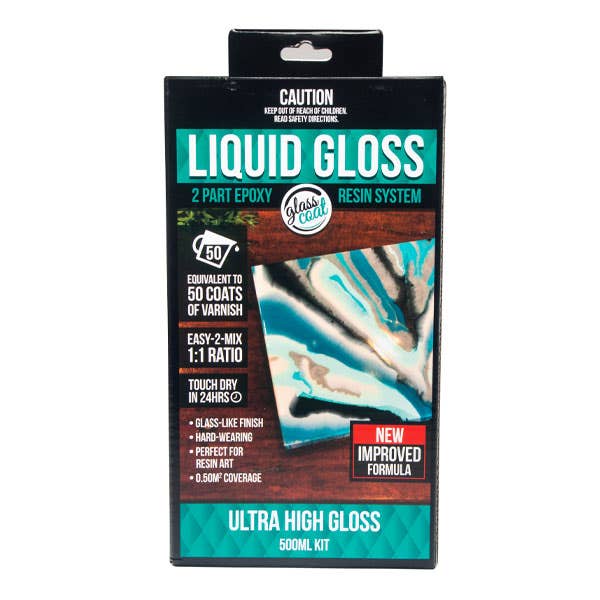 Glass Coat Liquid Gloss Resin Packs