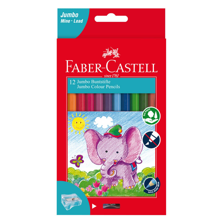 Faber-Castell Jumbo Colour Pencil Set 12