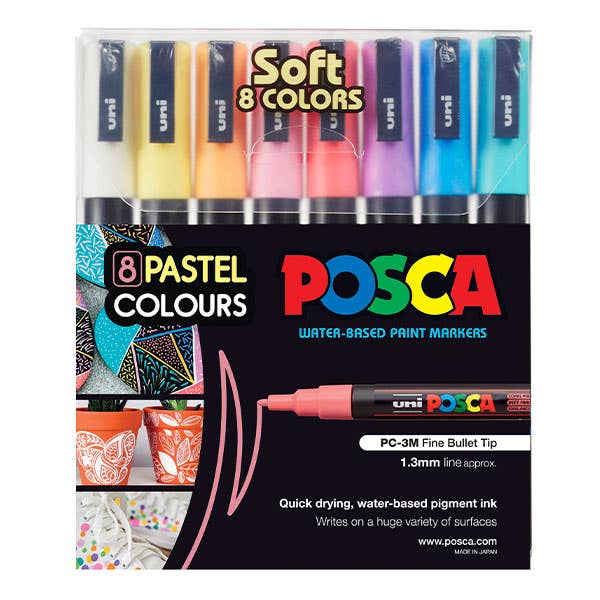 Posca Marker Fine (PC-3M) Sets of 8