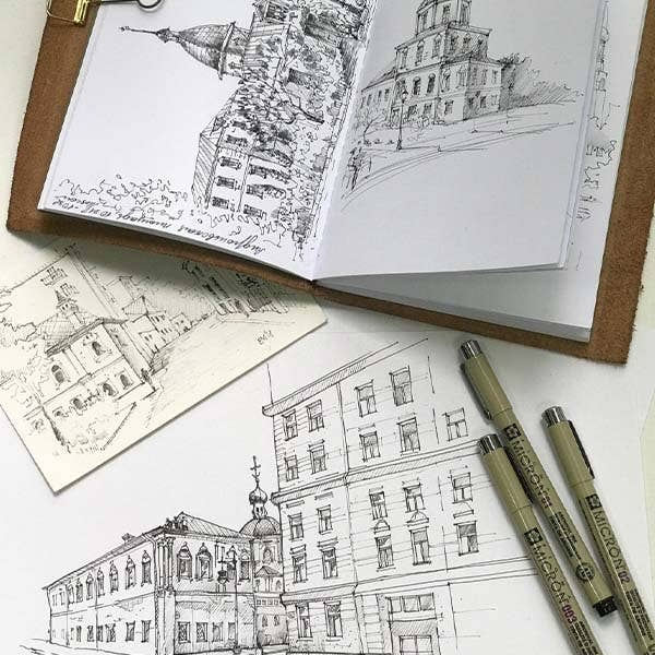 Sakura Pigma Micron Fineliner Pen Black Sets