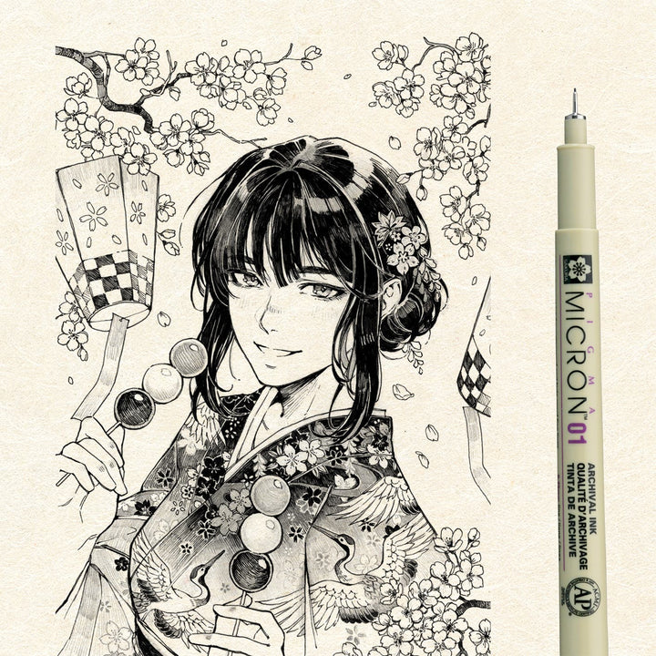 Sakura Pigma Micron Manga Pen Set