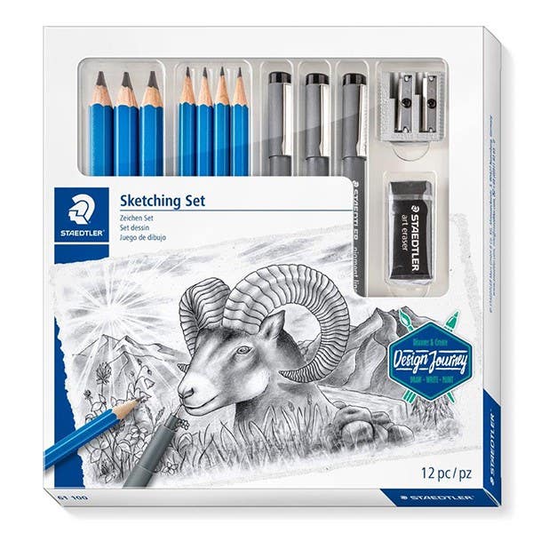 STAEDTLER Design Journey Mixed Sketching Set 12