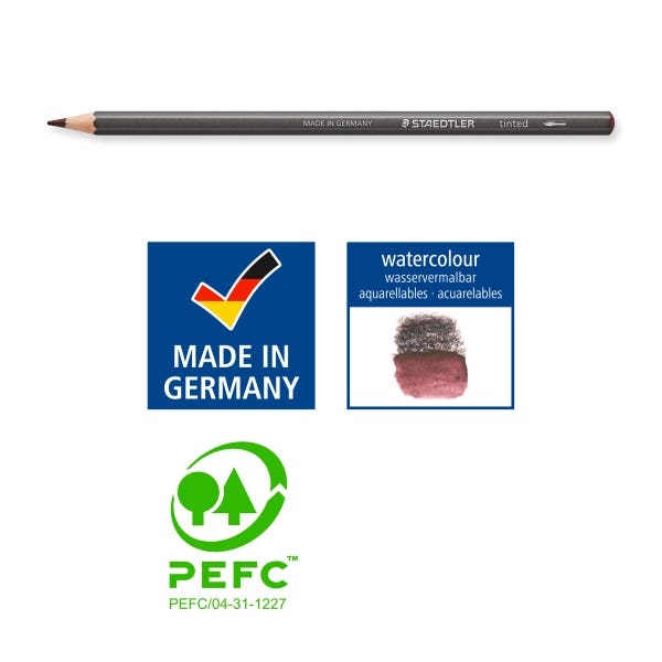 STAEDTLER Tinted Watercolour Pencil Set 12