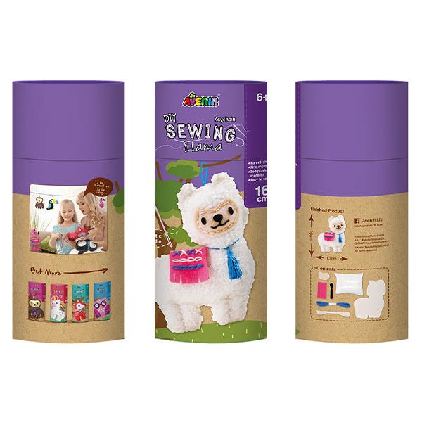 Avenir Sewing Llama Key Chain Kit