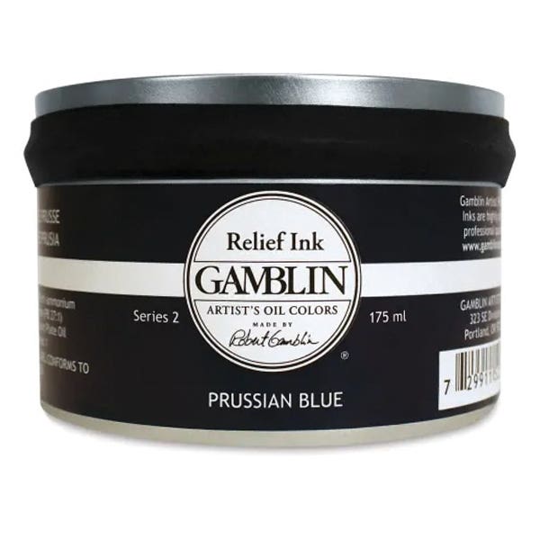 Gamblin Relief Inks 175ml