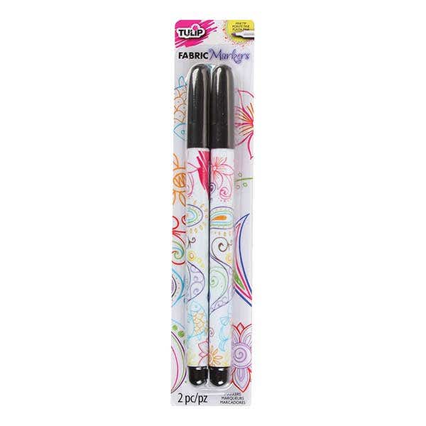 Tulip Fabric Marker Black Set
