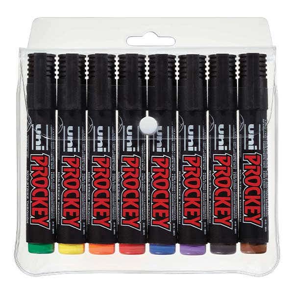 Uni Prockey Permanent Marker Sets