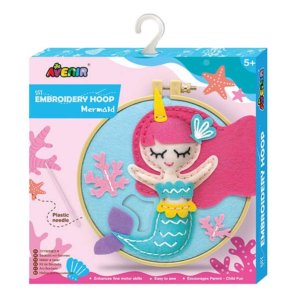 Avenir Embroidery Mermaid Hoop Kit