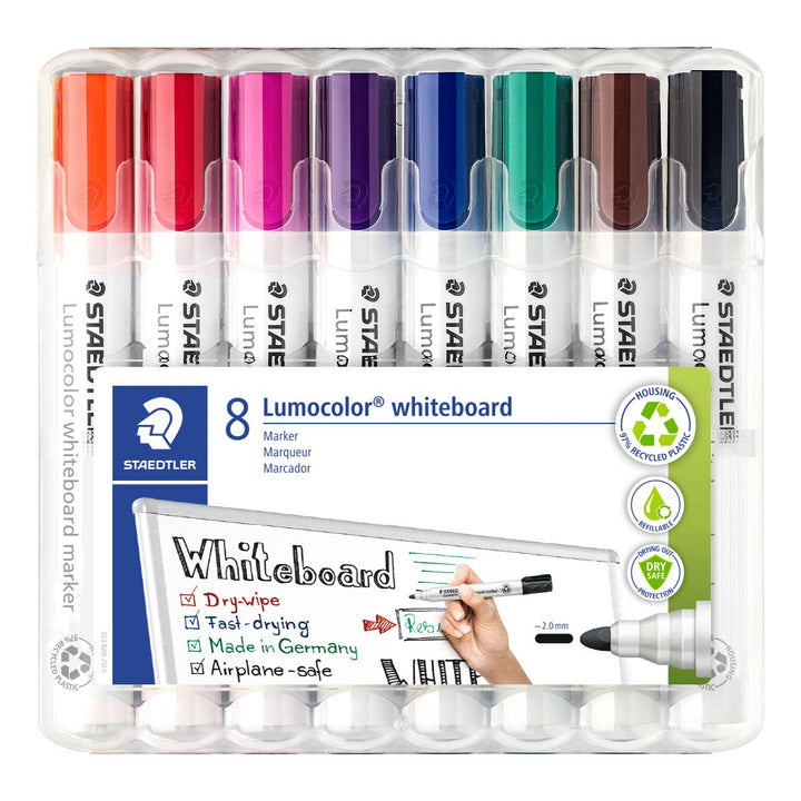 STAEDTLER Lumocolor Whiteboard Marker Set 8