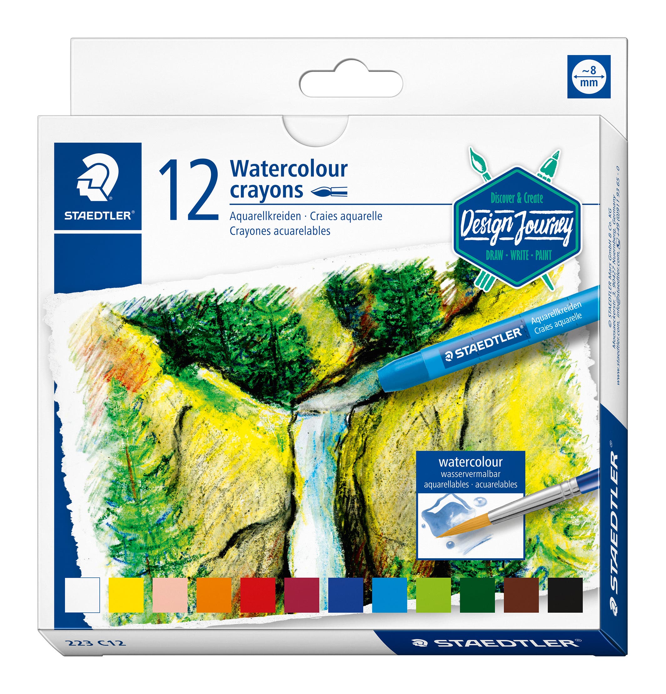 STAEDTLER Watercolour Crayons Box