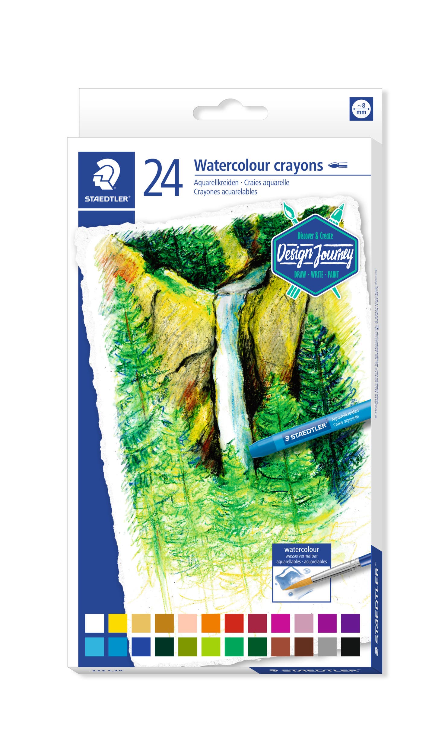 STAEDTLER Watercolour Crayons Box