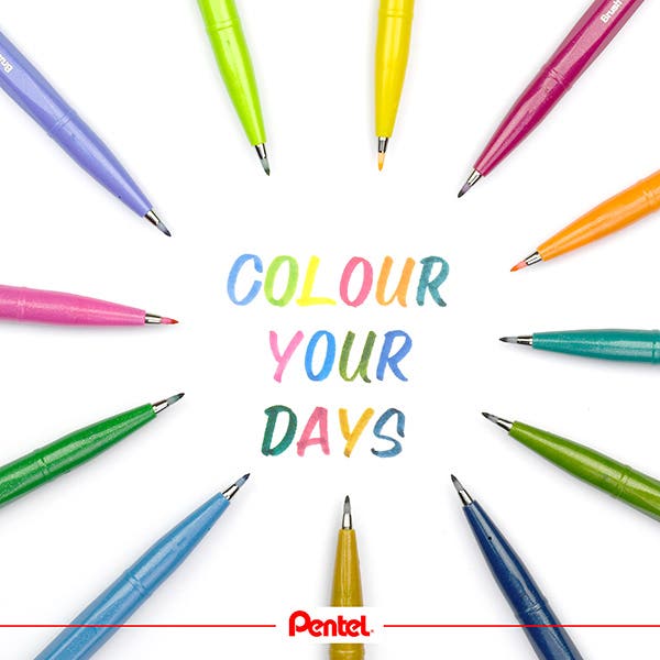 Pentel Brush Sign Pens