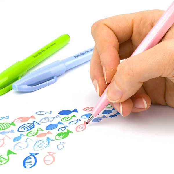 Pentel Brush Sign Pens