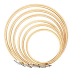Birch Bamboo Embroidery Hoops