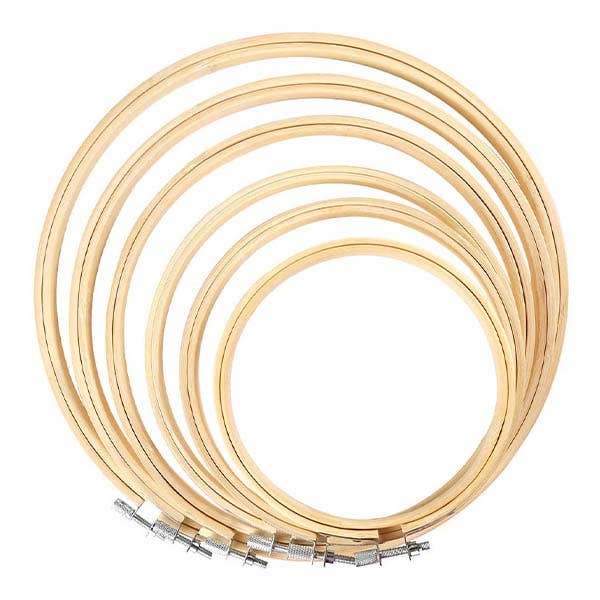 Birch Bamboo Embroidery Hoops