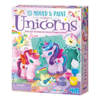 4M Mould & Paint 3D Glitter Unicorns Kit
