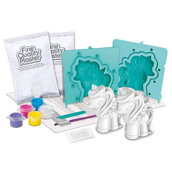 4M Mould & Paint 3D Glitter Unicorns Kit