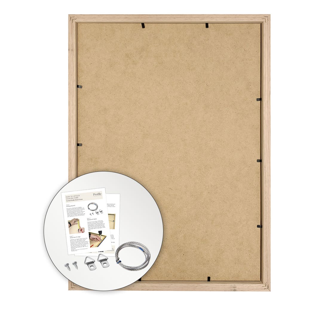 Profile Raw Timber Poster Frame A3/A4