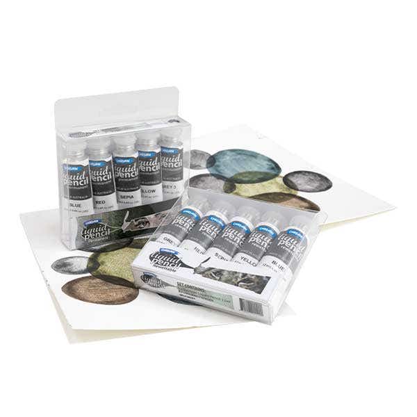 Derivan Liquid Pencil Rewettable Set