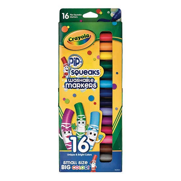 Crayola Pip-Squeak Washable Markers Pack 16