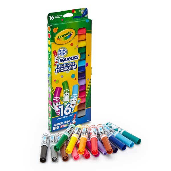 Crayola Pip-Squeak Washable Markers Pack 16