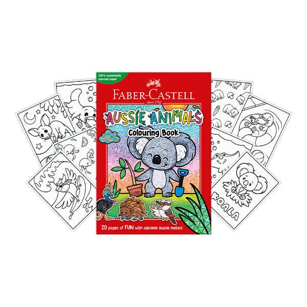 Faber-Castell Aussie Animals Colouring Book