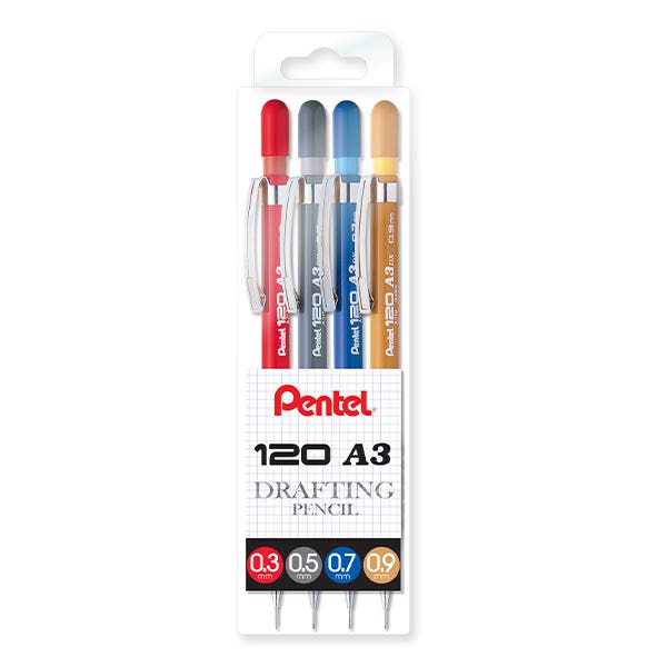 Pentel 120 Mechanical Pencil Set 4