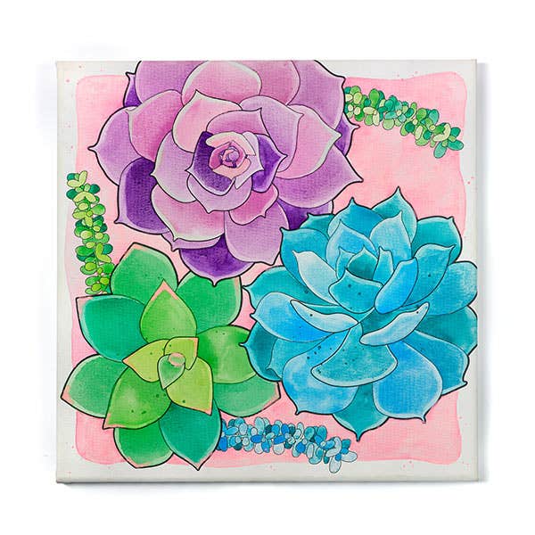 Faber-Castell Watercolour Paint By Numbers (Succulents)