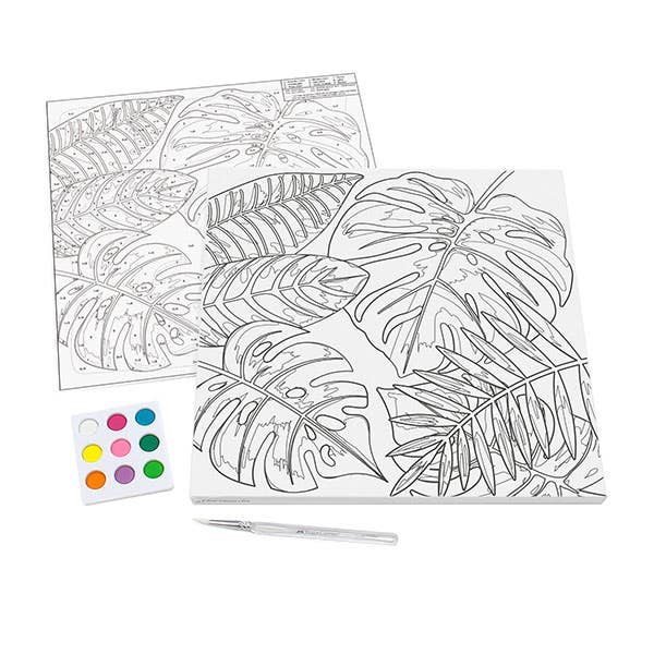 Faber-Castell Watercolour Paint By Numbers (Tropical)