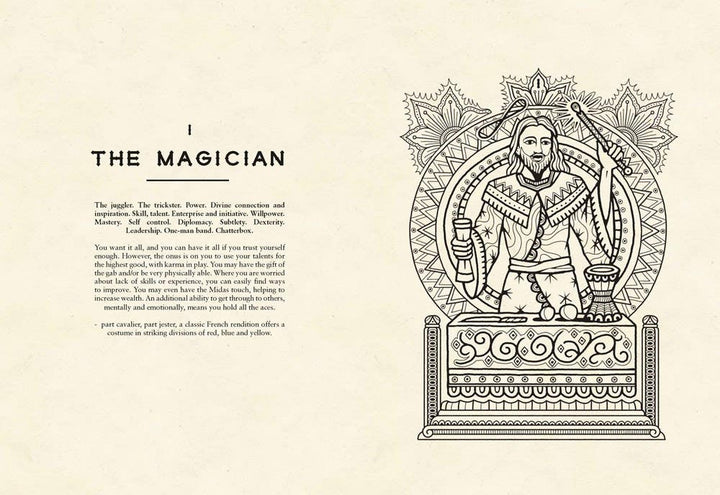 The Tarot Colouring Book