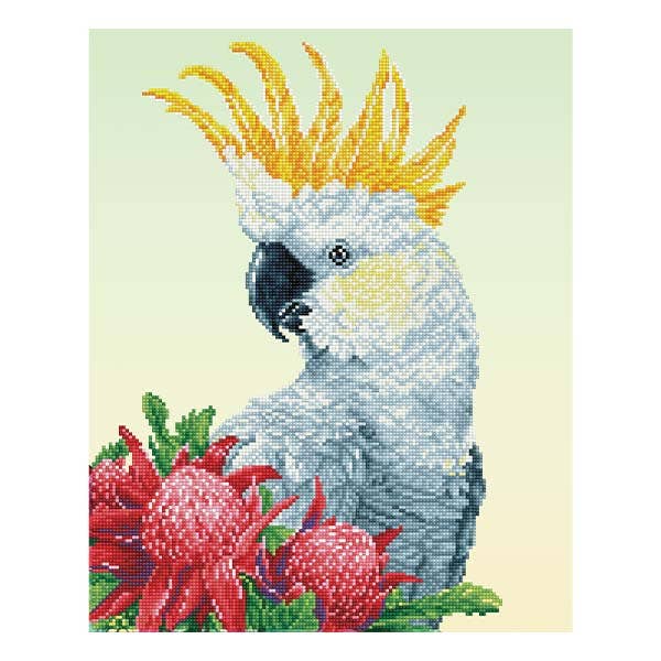 Diamond Dotz Carlie Edwards Design Cockatoo and Waratah Kit