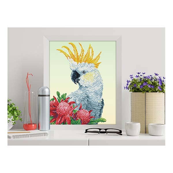 Diamond Dotz Carlie Edwards Design Cockatoo and Waratah Kit
