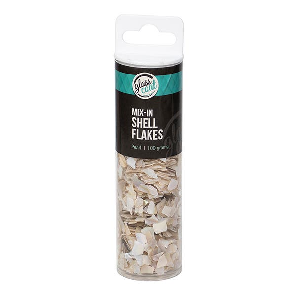 Glass Coat Resin Mix-In Shell Flakes