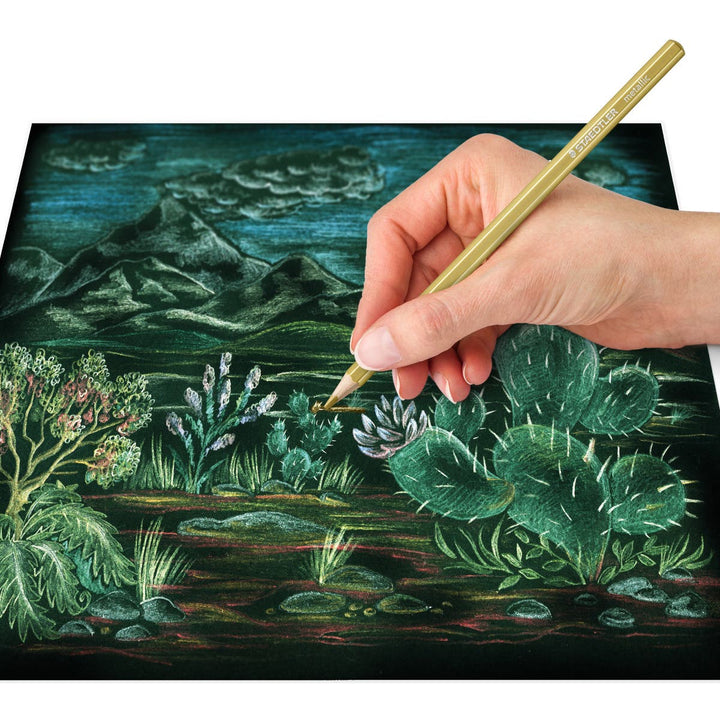 STAEDTLER Design Journey Metallic Colour Pencil Tin