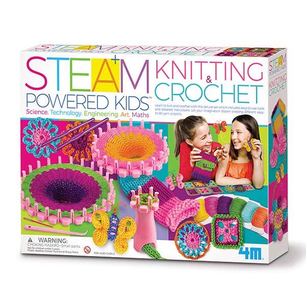 4M STEAM Powered Kids: Knitting and Crochet