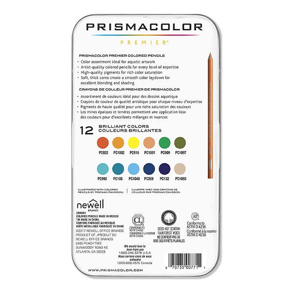 Prismacolor Premier Coloured Pencil Under the Sea Set 12