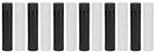 Colour Slicks Paint Sticks Black and White Set 12