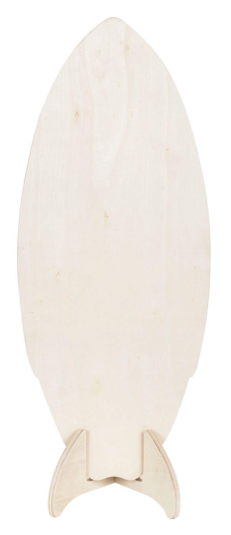 Wooden Surfboard
