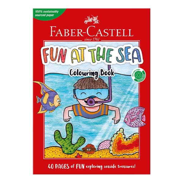 Faber-Castell Fun at the Sea Colouring Book
