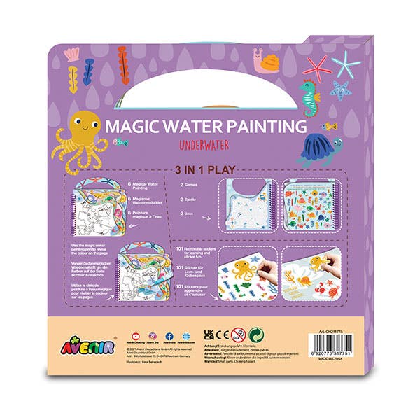 Avenir Magic Water Painting Underwater Book